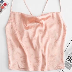 Rose pink cami top